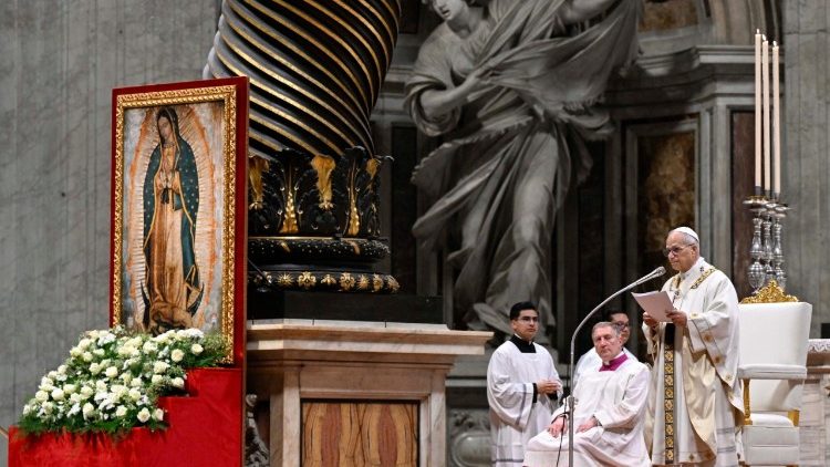 Pope Leo and Guadulupe Maria